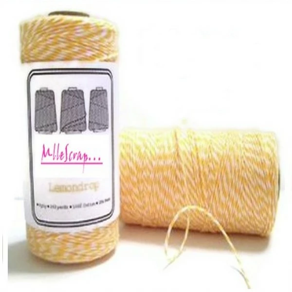 Baker's Twine, Ficelle Jaune Foncé - 5 Mètres 1 Baker's Twine, Ficelle Jaune Foncé - 5 Mètres