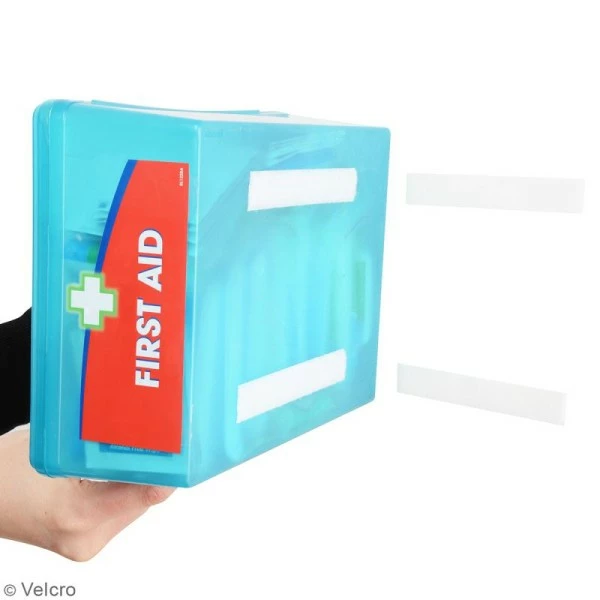 VELCRO® Bandelettes Velcro - A Coller - Fixation Extrême - Blanc - 50 Mm X 10 Cm - 2 Pcs 2 VELCRO® Bandelettes Velcro - A Coller - Fixation Extrême - Blanc - 50 Mm X 10 Cm - 2 Pcs – Image 2