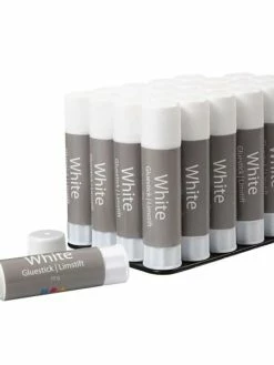 Creativ Company Bâton De Colle Blanche - 10 Gr - 24 Pcs