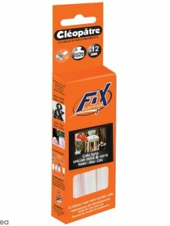 Bâton De Colle Cléopâtre Support Verre Et Métal X 12