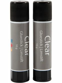 Creativ Company Bâton De Colle Transparente - 10 Gr - 2 Pcs