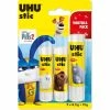 UHU® Bâtons De Colle Stic "PETS", 2x 8,2 G + 1x 21 G