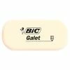 Bic Gomme Galet En Caoutchouc Synthétique - 58 X 28 X 13 Mm-lot De 12