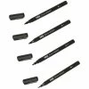 KREUL Black Marker Permanent - Set De 4 - Noir