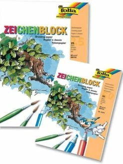 Bloc à Dessin - 80 G/m² - A4 - Blanc - Folia