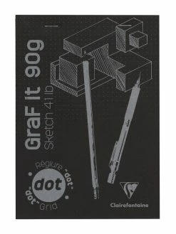 CLAIREFONTAINE Bloc à Dessin Et Croquis Graf'It Dot A5 - 90 Gr - 160 Feuilles