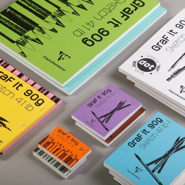 CLAIREFONTAINE Bloc à Dessin Et Croquis Graf'it Uni 90 G - A3 - 160 Pages 4 CLAIREFONTAINE Bloc à Dessin Et Croquis Graf'it Uni 90 G - A3 - 160 Pages – Image 4