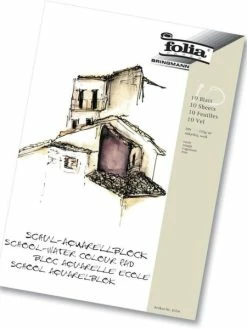 Bloc Aquarelle - 150 G./m² - A3 - Blanc - Folia