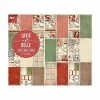 Bloc De 12 Papiers 15 X 30 Cm + 6 Die Cut JOY CRAFTS La Vie Est Belle CHRISTMAS CAROL