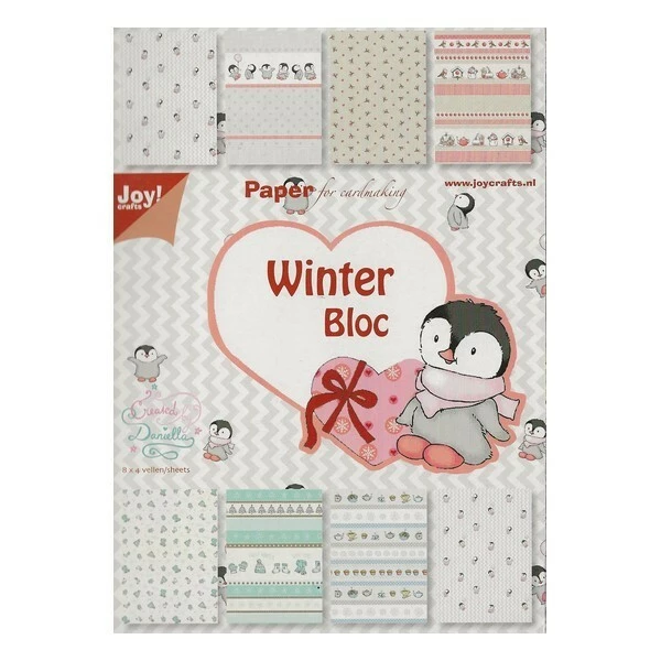 Bloc De 32 Papiers 15 X 21 Cm JOY CRAFTS WINTER 1 Bloc De 32 Papiers 15 X 21 Cm JOY CRAFTS WINTER