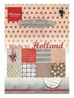 Bloc De 32 Papiers 15 X 21 Cm MARIANNE DESIGN MADE IN HOLLAND