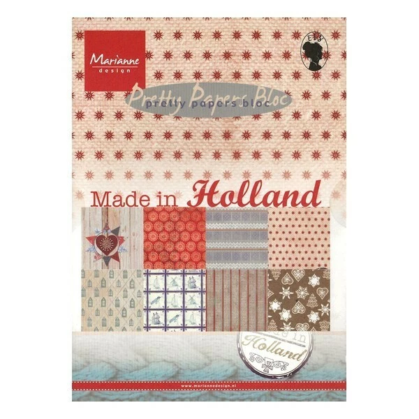 Bloc De 32 Papiers 15 X 21 Cm MARIANNE DESIGN MADE IN HOLLAND 1 Bloc De 32 Papiers 15 X 21 Cm MARIANNE DESIGN MADE IN HOLLAND