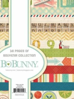 BoBunny Bloc De 36 Feuilles Collection Souvenirs Bo Bunny