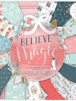 FIRST EDITION Bloc De 48 Feuilles 20,5cm X 20,5cm Recto Verso, Texturés Believe In Magic
