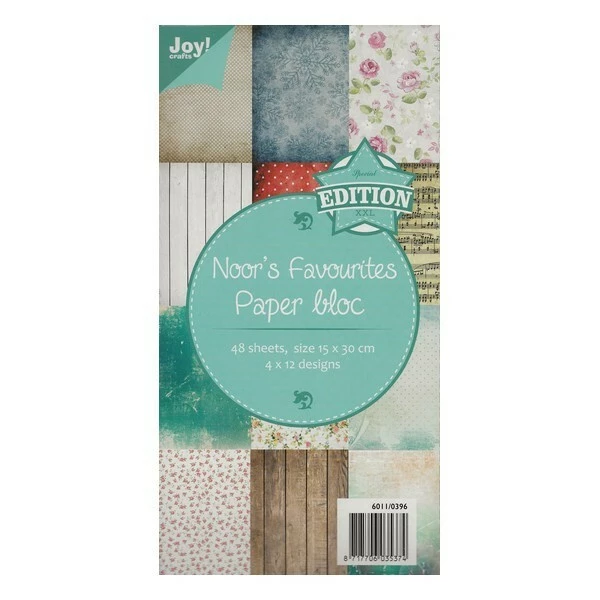 Bloc De 48 Papiers Scrapbooking 15 X 30 Cm Joy Crafts NOOR’S FAVOURITES 1 Bloc De 48 Papiers Scrapbooking 15 X 30 Cm Joy Crafts NOOR’S FAVOURITES