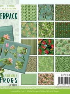 Find It™ Bloc De Papier - Amy Design - Friendly Frogs 15.2 X 15.2