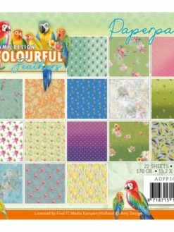 Find It™ Bloc De Papier - Amy Design - Oiseaux Colorés 15.2 X 15.2