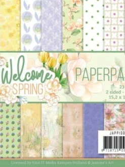 Find It™ Bloc De Papier - Jeanine Art - Welcome Spring 15.2 X 15.2