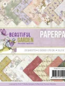 Find It™ Bloc De Papier - Precious Marieke - Beautiful Garden 15.2 X 15.2 Cm