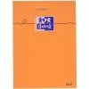 Oxford Bloc Notes - 74 X 105 - 160 Pages - Quadrillé 5x5 - Orange