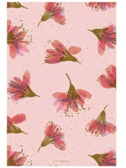 Rico Design Bloc Notes A5 - Fleurs De Cerisier - 14,8 X 21 Cm - 50 Pages