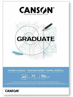 Bloc Papier Calque Canson - A3 - 70 G - 40 Feuilles