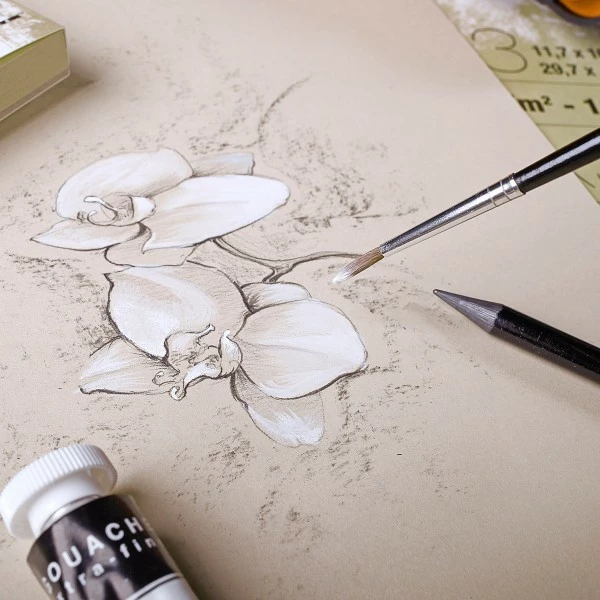 CLAIREFONTAINE Bloc Papier Multi-techniques Paint'On A5 250 G - Naturel - 30 Feuilles 2 CLAIREFONTAINE Bloc Papier Multi-techniques Paint'On A5 250 G - Naturel - 30 Feuilles â Image 2