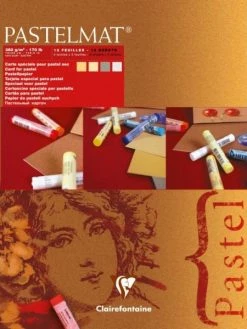 CLAIREFONTAINE Bloc Pastel Pastelmat N°5 360g 18x24 Cm