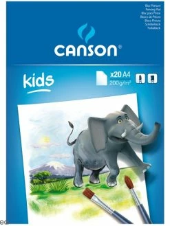 Bloc Peinture Canson Kids - A4 - 20 Feuilles