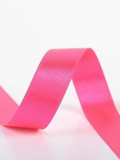 STP Bobine 25m Ruban Satin Double Face Fuchsia (15mm)