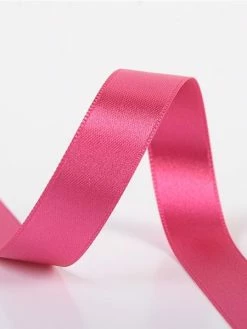 STP Bobine 25m Ruban Satin Double Face Fuchsia (6mm)