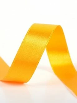 STP Bobine 25m Ruban Satin Double Face Jaune Or (50mm)