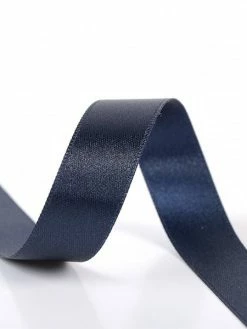 STP Bobine 25m Ruban Satin Double Face Marine (10mm)