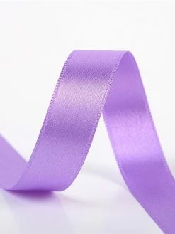 STP Bobine 25m Ruban Satin Double Face Mauve (50mm)