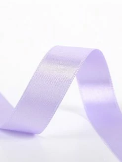 STP Bobine 25m Ruban Satin Double Face Parme (6mm)