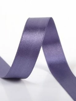 STP Bobine 25m Ruban Satin Double Face Prune (15mm)