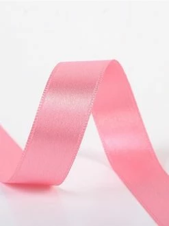 STP Bobine 25m Ruban Satin Double Face Rose Bonbon (38mm)