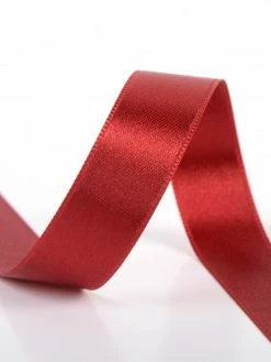 STP Bobine 25m Ruban Satin Double Face Rouge Hermes (10mm)