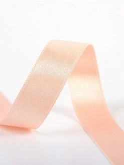 STP Bobine 25m Ruban Satin Double Face Saumon Clair (50mm)