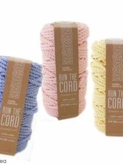 Kesi'Art Bobine Coton Câblé 6 Mm - Maille Name Is - Différents Coloris - 30 M