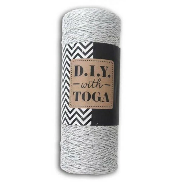 Draeger By Toga Bobine De Ficelle Baker's Twine Argenté Et Blanc - 100 M 1 Draeger By Toga Bobine De Ficelle Baker's Twine Argenté Et Blanc - 100 M