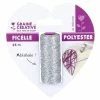 Graine Créative Bobine De Ficelle Métallisée Argent 25 M - String Art