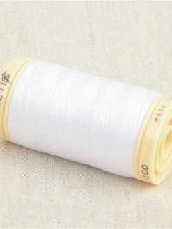 MDC Bobine De Fil Coton Pima Oeko Tex 600m Blanc