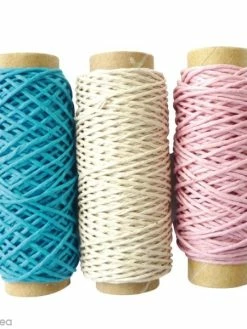 Graine Créative Bobines De Fil De Chanvre - Enfance - 1 Mm X 20 M - 3 Pcs