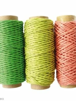 Graine Créative Bobines De Fil De Chanvre - Forêt - 1 Mm X 20 M - 3 Pcs