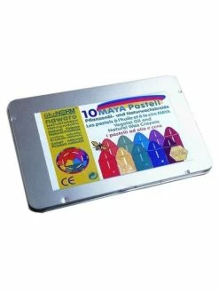ÖkoNORM Boîte De 10 Pastels à Base De Cire Et D'huile - Maya