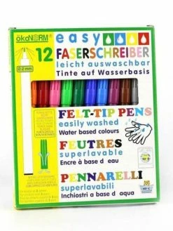 ÖkoNORM Boîte De 12 Feutres Fin à L'eau - Ø 2 Mm