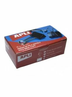 Apli Agipa Boîte De 12 Pinces à Clip 19mm En Métal - Apli