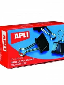 Apli Agipa Boîte De 12 Pinces à Clip 32mm En Métal - Apli