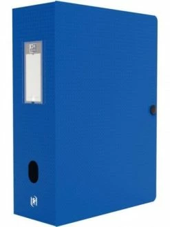 Oxford Boîte De Classement Memphis, 24x32 Cm, 100 Mm - Bleu